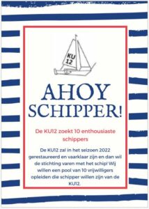 Lees meer over het artikel De KU12 zoekt schippers