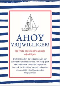 KU12 zoekt vrijwilligers